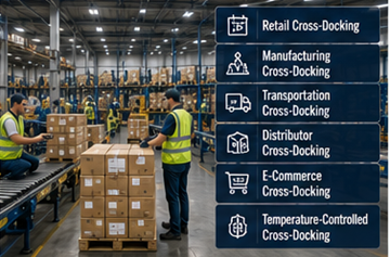 Taşımacılık ve depo lojistiğinde kullanılan farklı cross-docking türleri