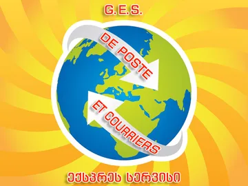 G.E.S Georgian express service Taşıyıcı içinde Paris Fransa